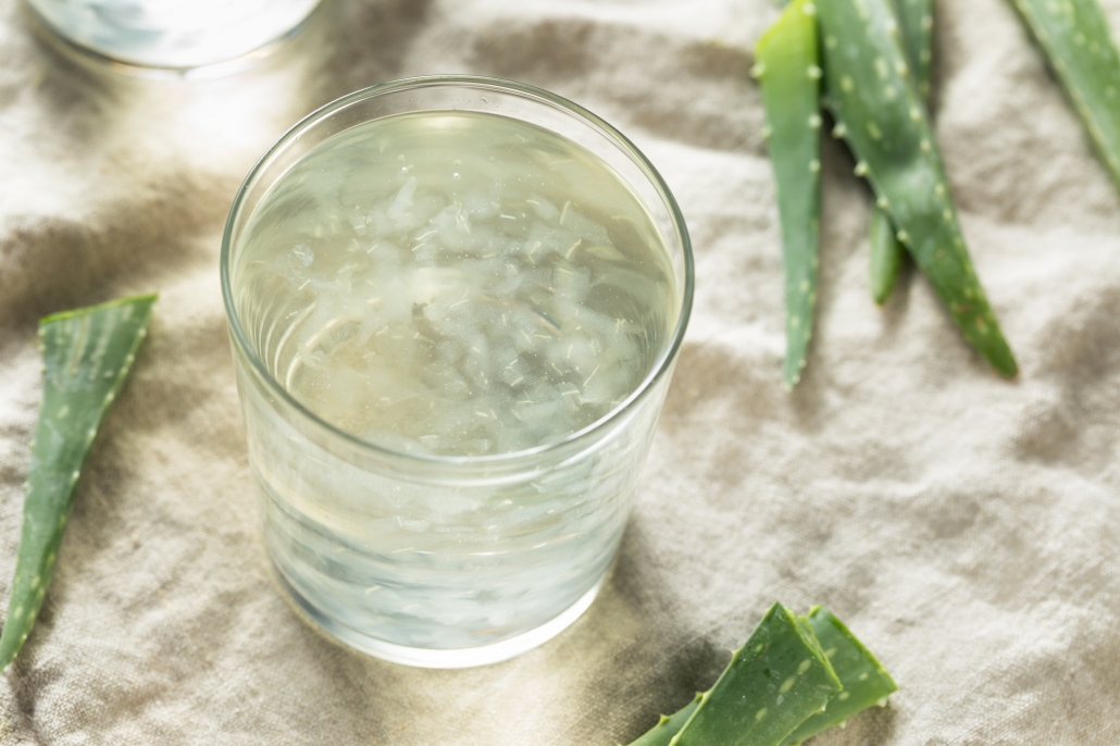 Raw Healthy Organic Aloe Vera Water